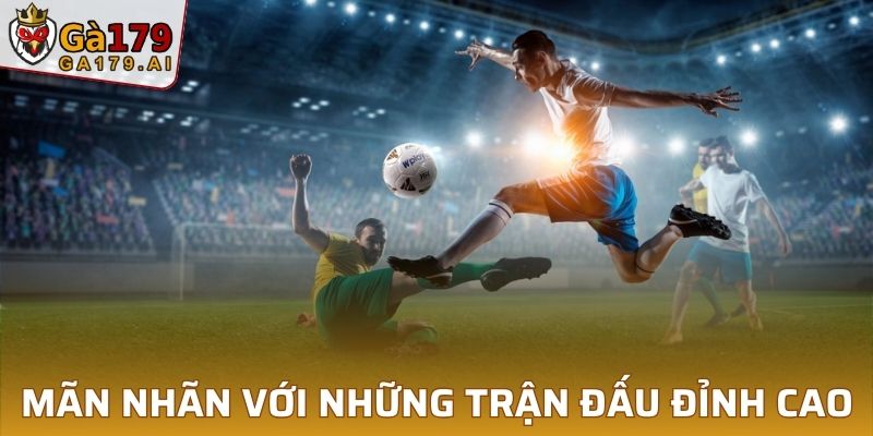 Thể Thao GA179 mãn nhãn với những trận đấu đỉnh cao