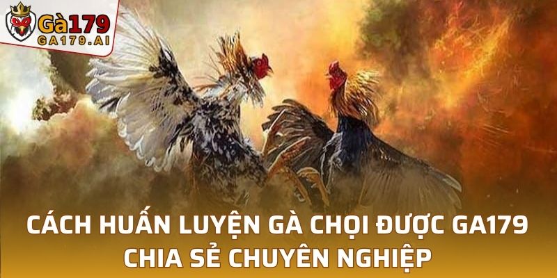 Cách huấn luyện gà chọi