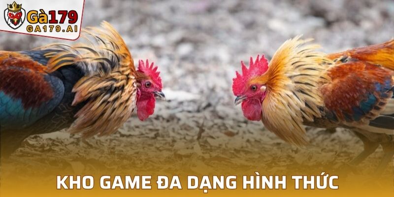 Kho game đa dạng hình thức khác nhau