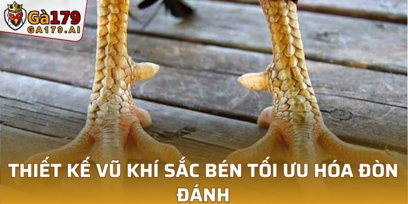 Thiết kế vũ khí sắc bén tối ưu hóa đòn đánh